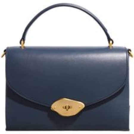 Mulberry Totes - Lana Top Handle High Gloss Leather in blauw