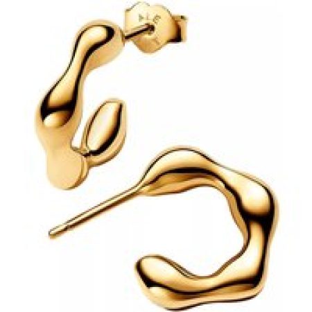 Pandora Oorbellen - 14k Gold-plated hoop earrings in gold