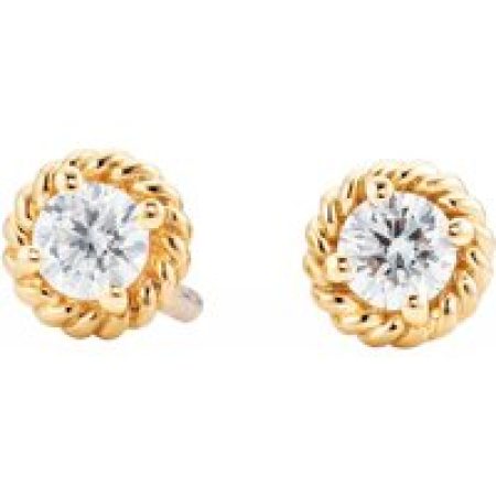 Capolavoro Oorbellen - Earrings "Amore Mio" Diamonds Brilliant Cut in gold