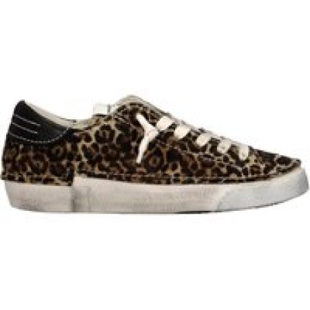 Philippe Model Low-Top Sneakers - Leopard Print Low-Top Sneakers in beige