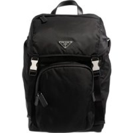 Prada Rugzakken - Re-Nylon Saffiano Backpack in zwart