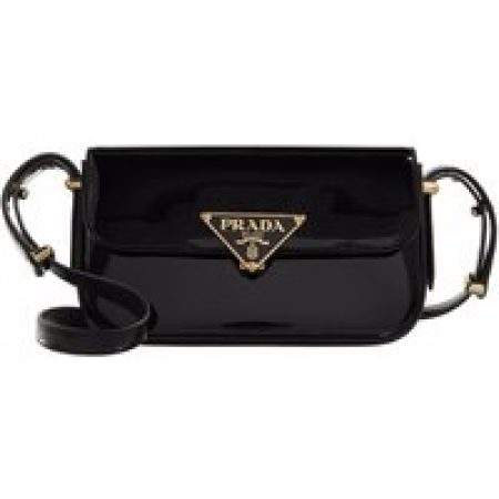 Prada Crossbody bags - Patent Leather Shoulder Bag in zwart