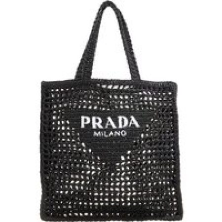 Prada Shoppers - Crochet Shopping Bag in zwart