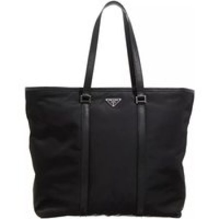 Prada Totes - Logo-Plague Tote Bag in zwart