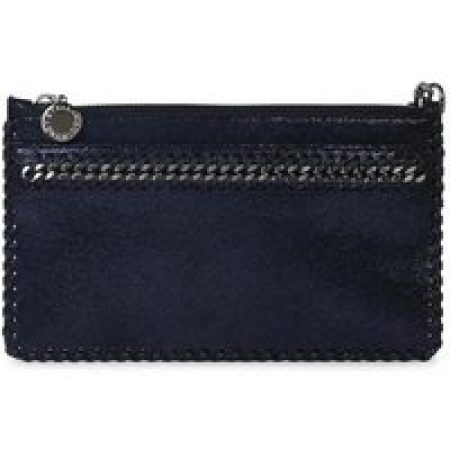 Stella McCartney Clutches - Falabella' Mini Clutch Bag In Blue Recycled Polyes in blauw