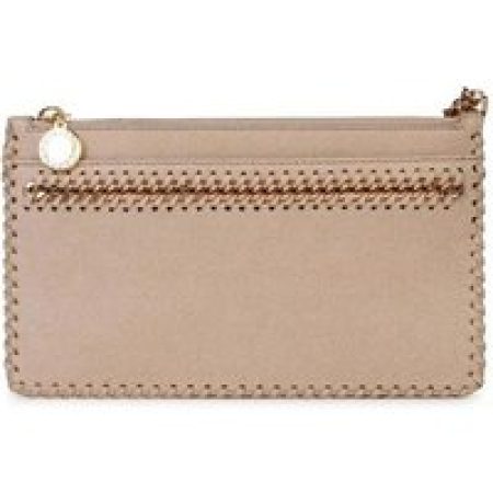 Stella McCartney Clutches - Falabella' Mini Clutch Bag In Cream Recycled Polye in beige