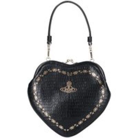 Vivienne Westwood Crossbody bags - "Belle Heart" Bag Black in zwart
