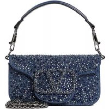 VALENTINO Shoppers - Blue Locò Small Shoulder Bag in blauw