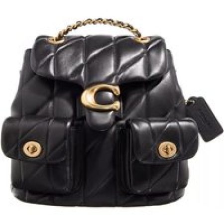 Coach Rugzakken - Quilted Leather Tabby Backpack in zwart