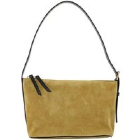 A.P.C. Hobo bags - Vera Shoulder Bag - Leather - Khaki in goud