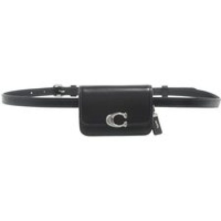 Coach Heuptasjes - Luxe Refined Calf Leather Bandit Card Belt Bag in zwart