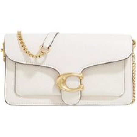 Coach Crossbody bags - Polished Pebble Leather Tabby Chain Clutch in crème