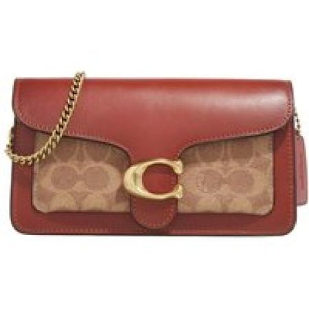 Coach Clutches - Coated Canvas Signature Tabby Chain Clutch in beige