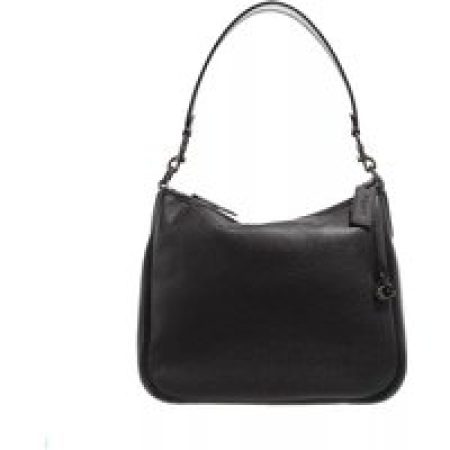 Coach Satchels - Soft Pebble Leather Cary Shoulder Bag in zwart