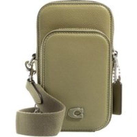 Coach Crossbody bags - Phone Crossbody In Crossgrain Leather in groen