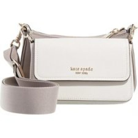 Kate Spade New York Crossbody bags - Double Up Colorblocked Saffiano Leather Double Up in crème