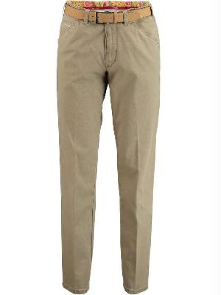 Meyer Katoenen Broek Bruin Chicago Modern fit chino 3321501600/44