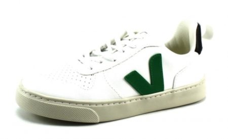 Veja Small V-10 Laces Wit VEJ04