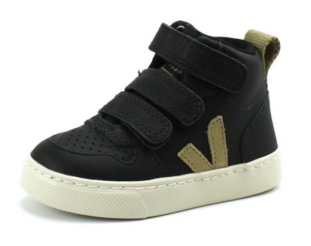 Veja Small V-10 Mid Zwart VEJ18