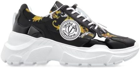 Versace Jeans Couture Fondo Speedtrack Sneakers Dames Zwart/Goud - Maat 41 - Kleur: GoudZwart | Soccerfanshop