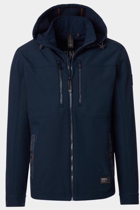 Casamoda Softshell Blauw Softshell Jacke 554474900/108