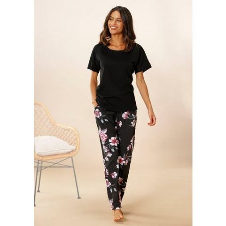 Vivance Dreams Pyjama met bloemenprint (2-delig)