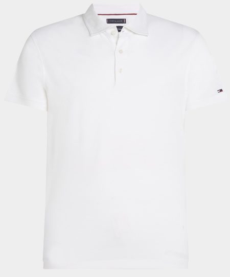 Tommy Hilfiger Polo korte mouw Wit DC Spread Collar Pique Polo MW0MW38745/YCF
