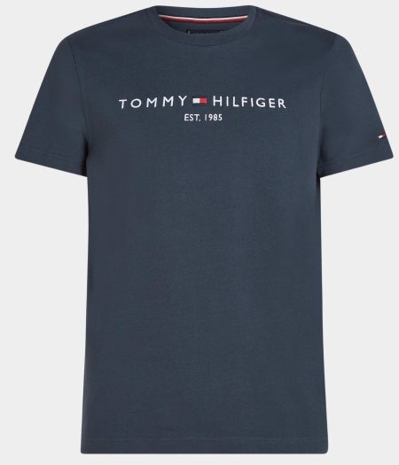 Tommy Hilfiger T-shirt korte mouw Blauw Tommy Logo Tee MW0MW11797/POM