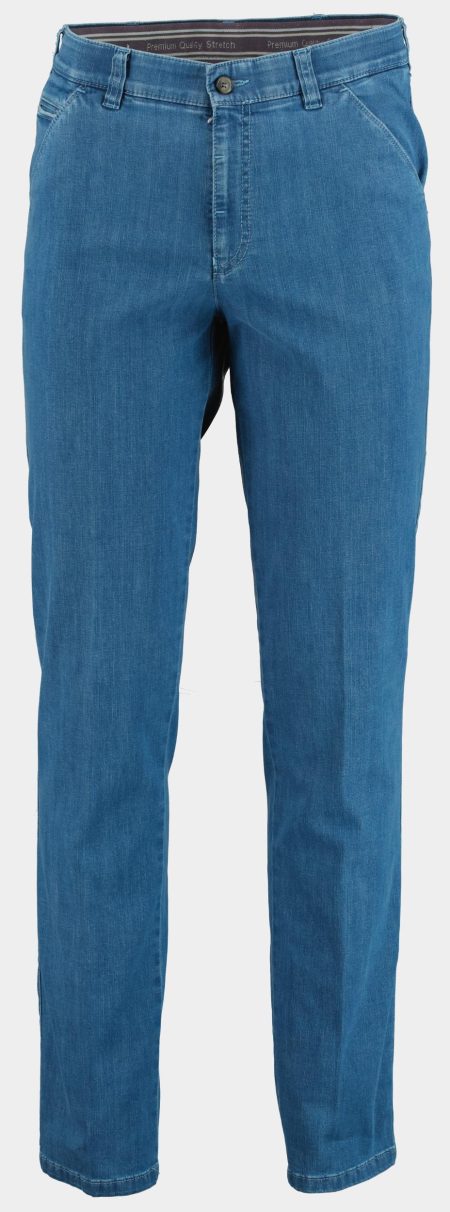 F043 Flatfront Jeans Blauw Summer Denim 1.60.041/601
