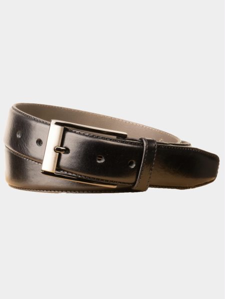 Bos Riem Zwart leren 7357P/Zwart