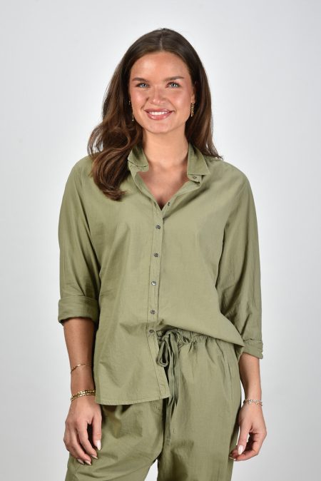 Xirena blouse Beau X5CTP111 dark seagrass