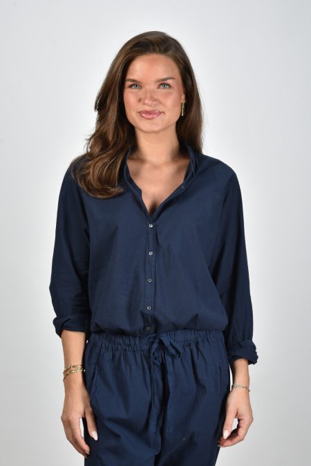 Xirena blouse Beau X5CTP111 navy