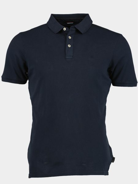 Donders 1860 Polo korte mouw Blauw Polo shirt 39032/799