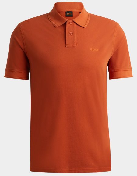 BOSS Orange Polo korte mouw Oranje Prime 10256692 01 50507813/840