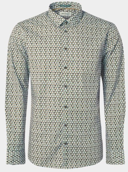 No Excess Casual hemd lange mouw Blauw 25430871/130