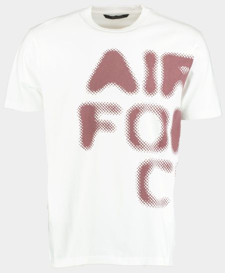 Airforce T-shirt korte mouw Wit Hazy T-shirt GEM1222/100-406