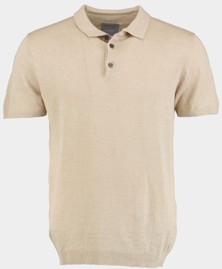 Commander Polo korte mouw Beige Polo-Pullover