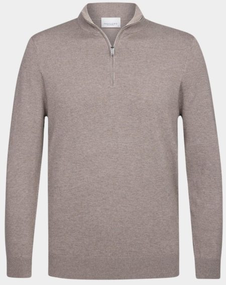 Profuomo Half Zip Bruin PPWJ10007C/H3