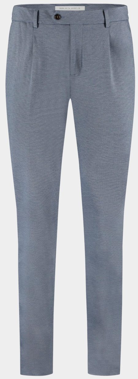Born With Appetite Chino Blauw Pedro Jersey Pants 25104PE89/268 jeans blue