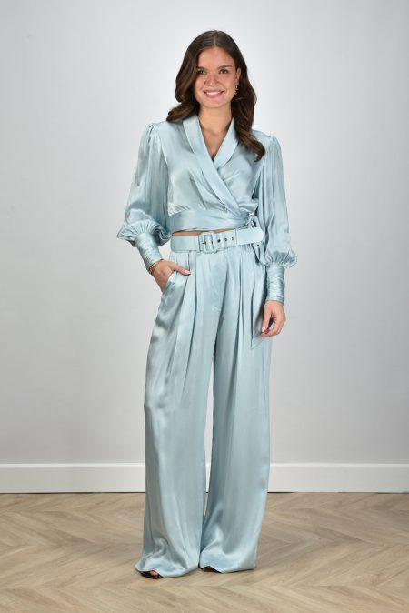 Zimmermann broek Silk Tuck 2151PS25R light blue