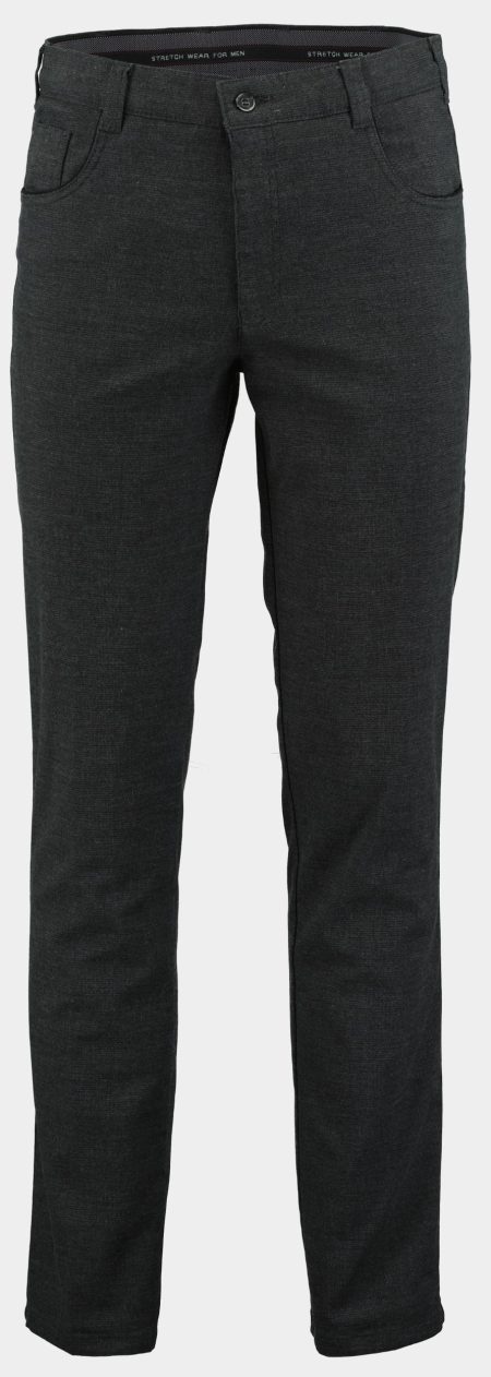 F043 Katoenen Broek Grijs met ronde zak 2081.1.02.003/750