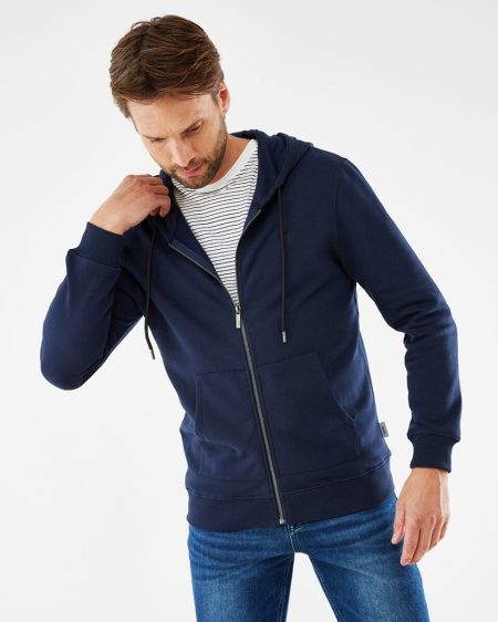 Vest Met Capuchon Navy