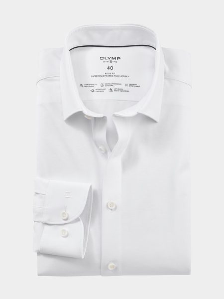 Olymp Business hemd lange mouw Wit 2008/69 Hemden 200869/00