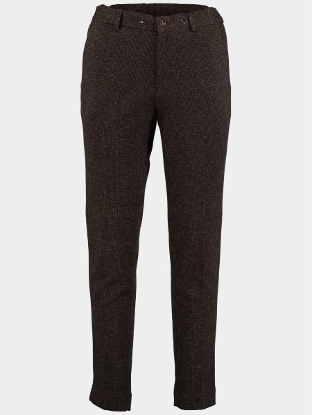 Bos Katoenen Broek Bruin Das Trouser 233028DA51BO/840 coffee bean