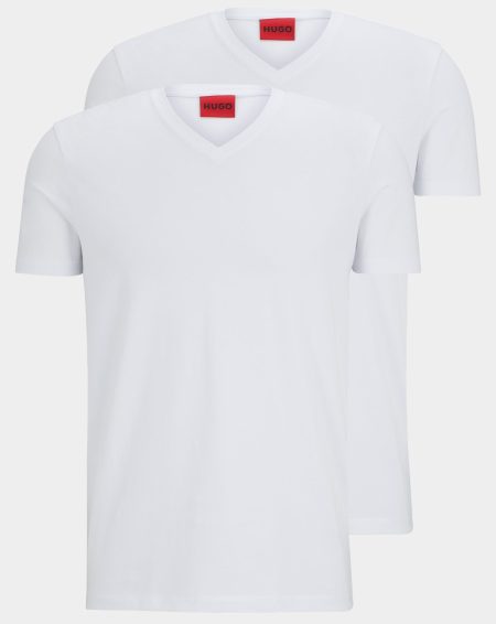 HUGO Red T-shirt korte mouw Wit HUGO-V 10194355 01 50325417/100